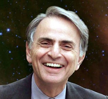 imagen de Carl Sagan, astrónomo, astrofísico y científico estadounidense.